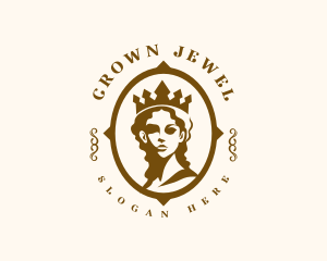 Royal Beauty Queen logo design