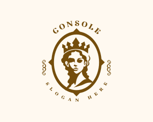 Female - Royal Beauty Queen logo design