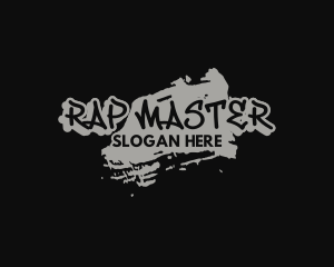 Rap - Urban Graffiti Paint logo design