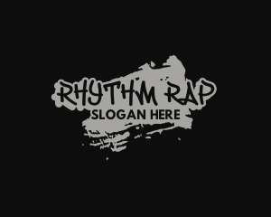 Rap - Urban Graffiti Paint logo design
