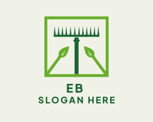 Environment - Rake Tool Gardening logo design