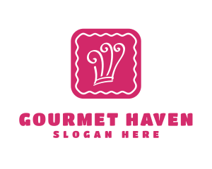 Pink Confectionary Kitchen logo design