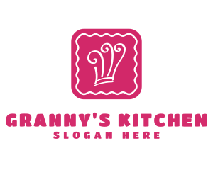 Pink Confectionary Kitchen logo design