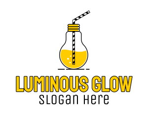 Illumination - Light Bulb Juice Drink logo design