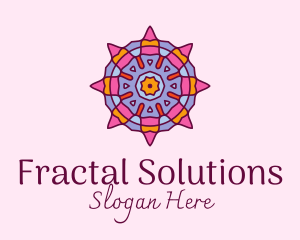 Flower Mandala Decoration  logo design