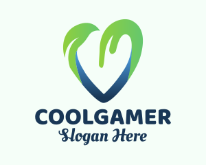 Heart Leaf Environmentalist  Logo