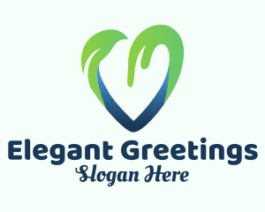 Heart Leaf Environmentalist  Logo