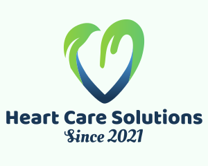 Heart Leaf Environmentalist  logo design