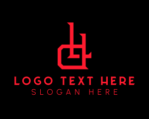 Vampire - Horror Letter LD Monogram logo design