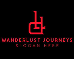 Bloody - Horror Letter LD Monogram logo design