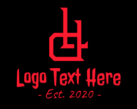 Horror - Horror L & D Monogram logo design