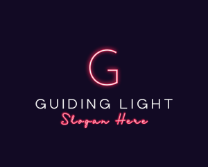 Futuristic Neon Light logo design