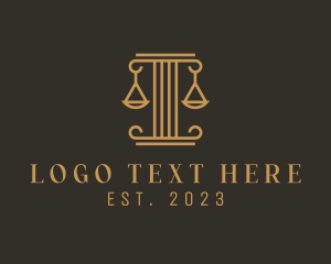Judge - Pillar Scale Company logo design