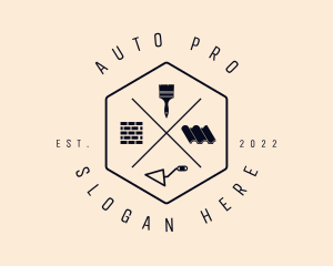 Equipment - Wall Roof Builder Tools logo design