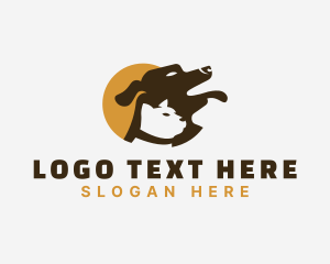 Hound - Cat Dog Animal Vet logo design