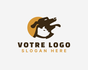 Veterinarian - Cat Dog Animal Vet logo design