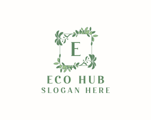 Eco Foliage Leaf logo design