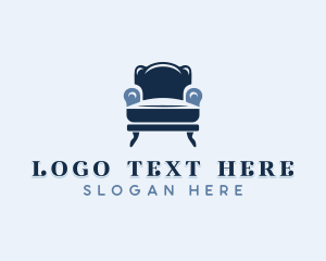 Home Staging - Home Decor Chair Upholstery logo design