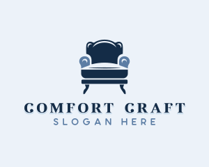 Upholstery - Home Decor Chair Upholstery logo design