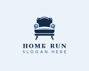 Home Decor Chair Upholstery logo design