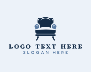 Home Decor Chair Upholstery Logo