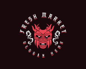 Japanese Demon Smoke Logo