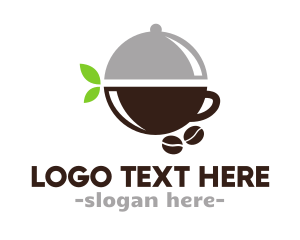 Mug - Cloche Coffee Bean Cup logo design