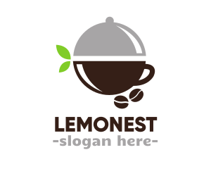 Homemade - Cloche Coffee Bean Cup logo design