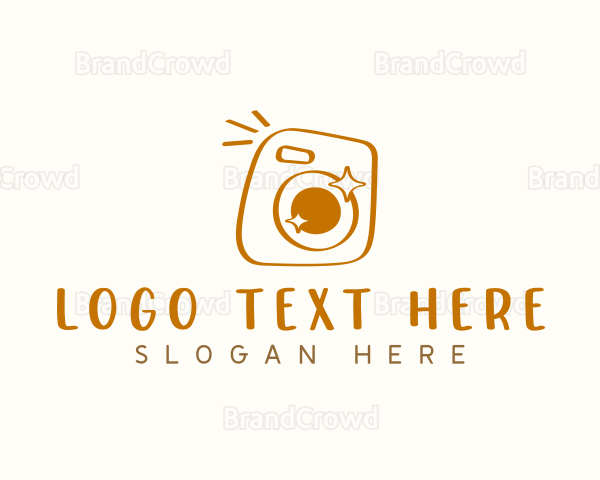 Cute Camera Photography Logo