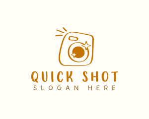 Shot - Cute Camera Photography logo design