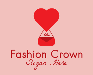 Heart Fashion Purse  logo design