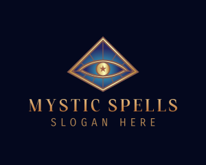 Sorcery - Pyramid Eye Mystic logo design