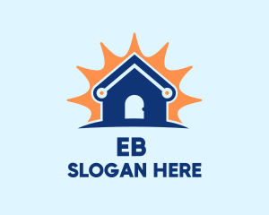 Business - Bright Blue House logo design