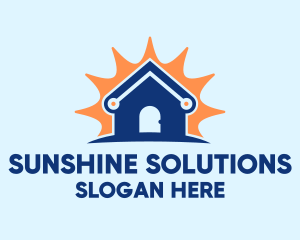 Bright Blue House logo design