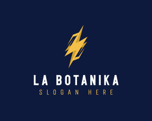 Lightning Bolt Electrical Power Logo