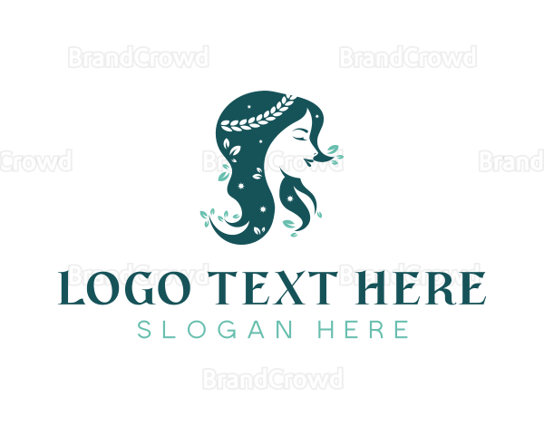 Organic Beauty Salon Logo