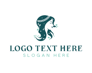Hair Stylist - Organic Beauty Salon logo design
