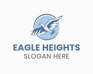 Soaring - Majestic Soaring Eagle logo design