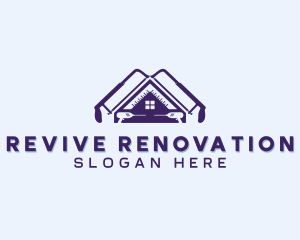 Renovation - Construction House Renovation logo design