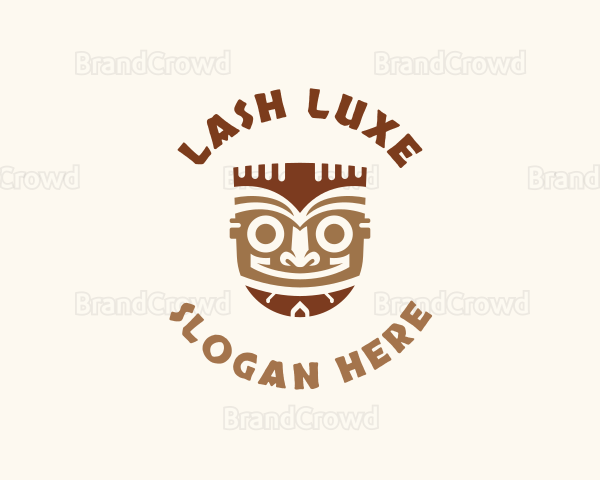 Traditional Tiki Mask Logo