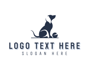 Border Collie - Pet Dog Training logo design