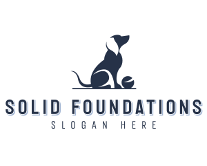 Pet Dog Training Logo