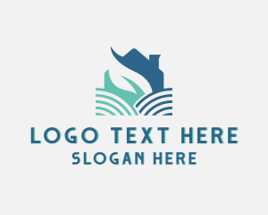Landscape - Leaf Garden Residence logo design