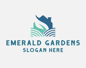 Leaf Garden Residence logo design