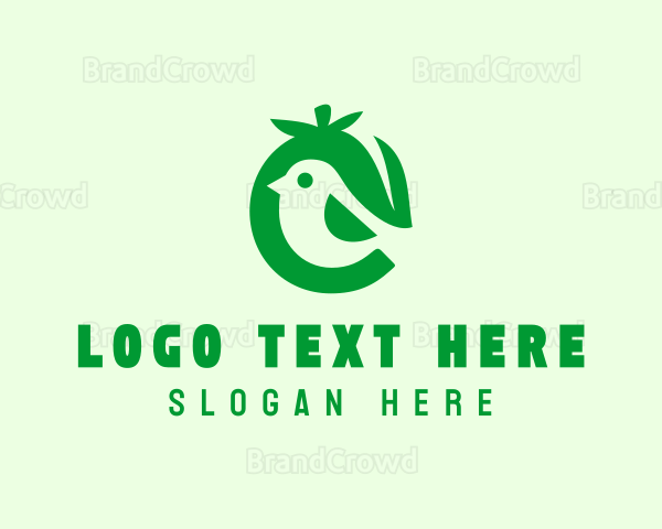 Eco Bird Fruit Logo