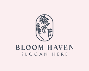 Flower Hand Boutique logo design