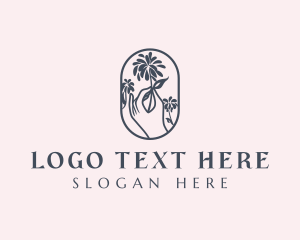 Salon - Flower Hand Boutique logo design