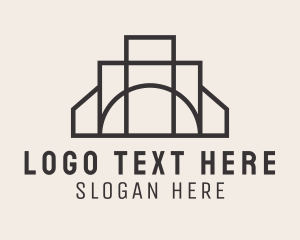 Container - Warehouse Property Building logo design