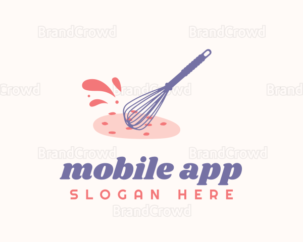 Cookie Pastry Whisk Logo