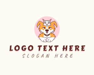 Cartoon - Cat Dog Pet logo design